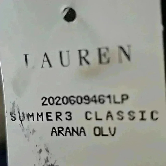 Ralph Lauren women's top blouse sz 2X  green layered neckline 3/4 sleeve… - Picture 15 of 15